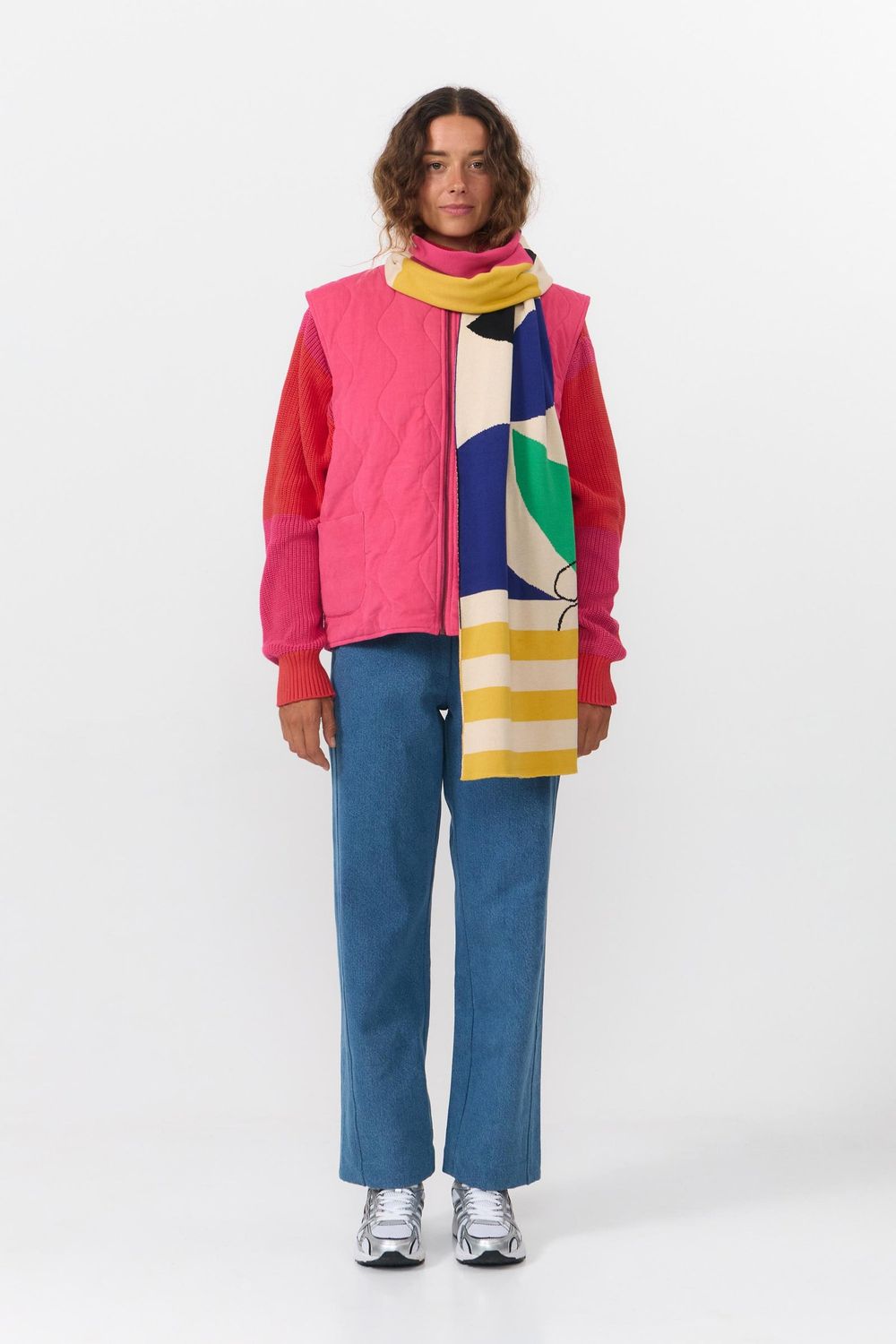 Suite13 | London scarf Jacquard mix - 100% organic cotton