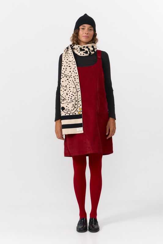 Suite13 | London scarf Jacquard spot - 100% organic cotton