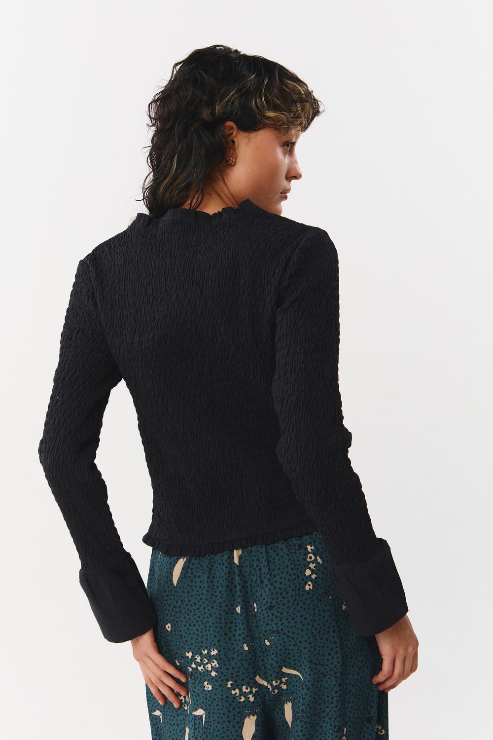 Suite13 | Tempe Blouse Black - 100% organic poplin cotton - made in Spain