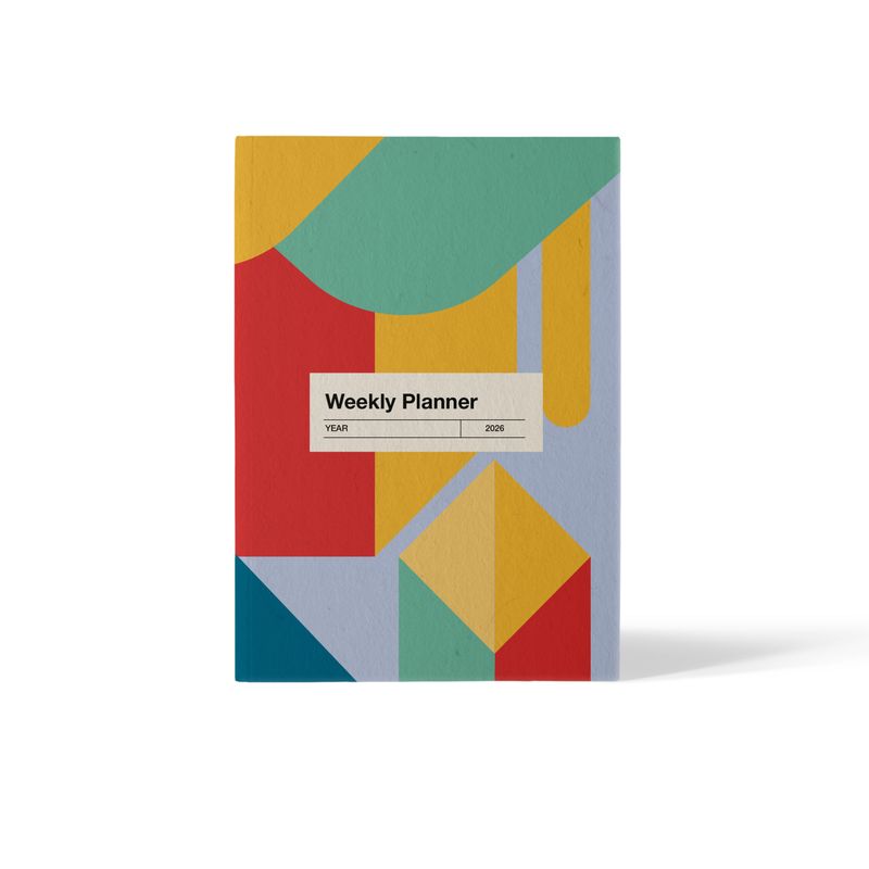 WEEW design | Pocket Agenda 2026 weekly overviews - colors - A6 format 10x15cm