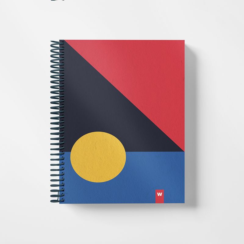 WEEW design | A6 pocket notebook spiral - lines or blank paper