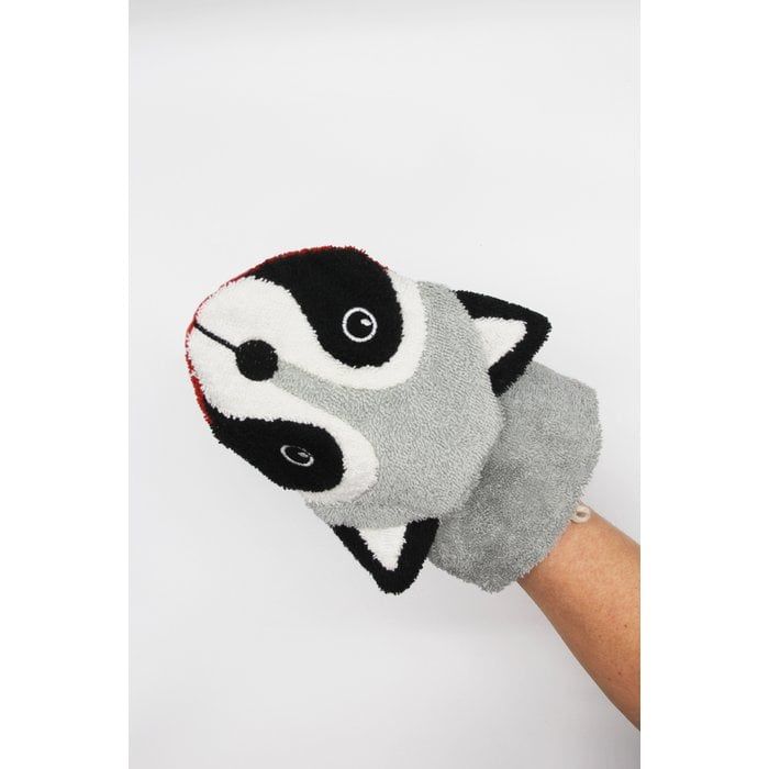 Fürnis | Washcloth large raccoon - organic cotton GOTS certified - made in Europe