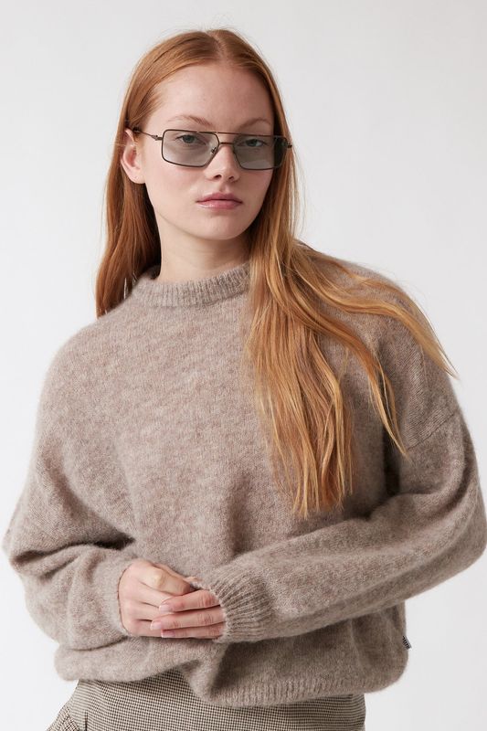 amt. Studio | LAST ONE in S - Galeta jersey visone - alpaca &amp; merino wool - made in Barcelona Spain