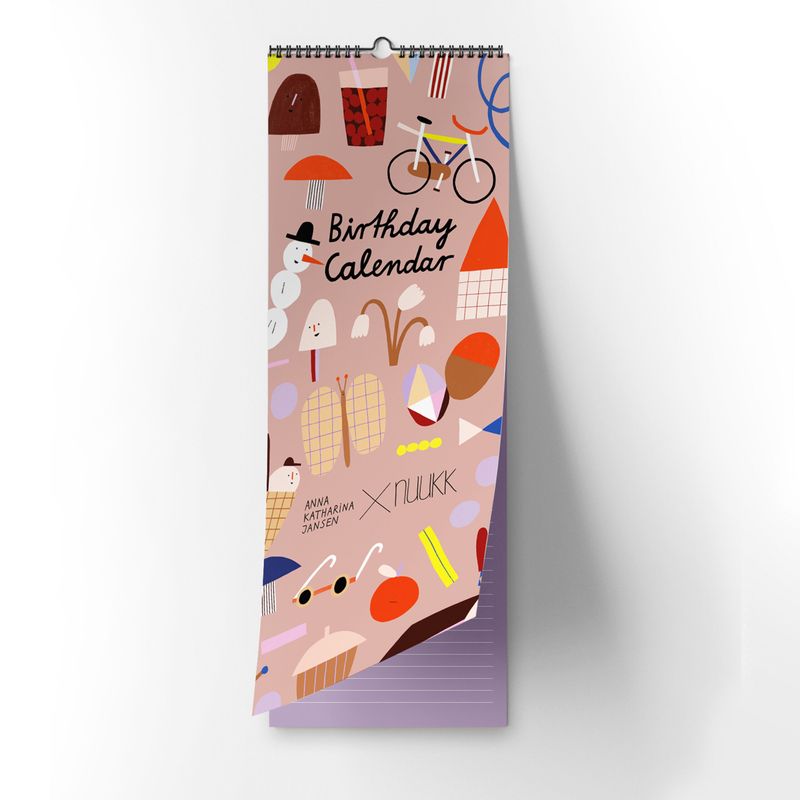 Nuukk | Birthday Calendar ´Cute´- 42 x 15cm - printed in Germany