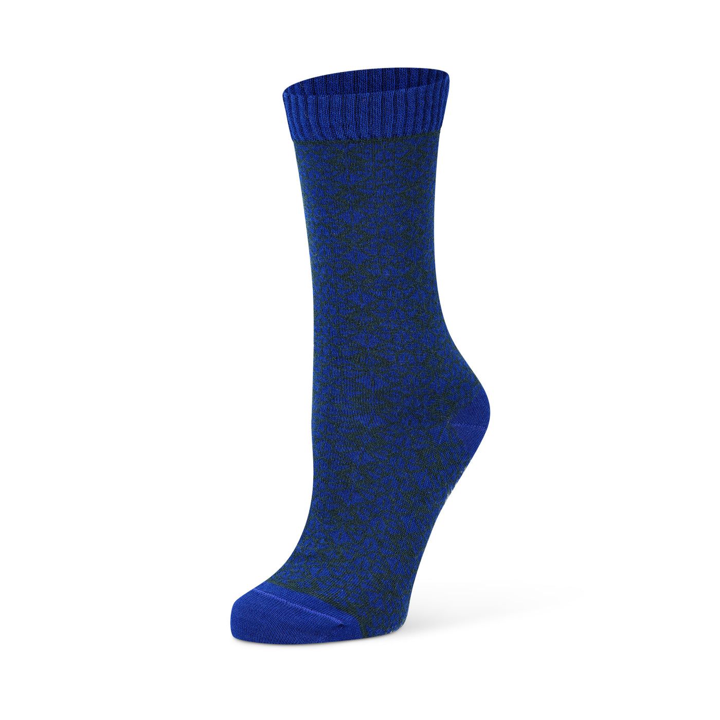 Wolvis | Forest merino wool socks - indigo blue and dark green