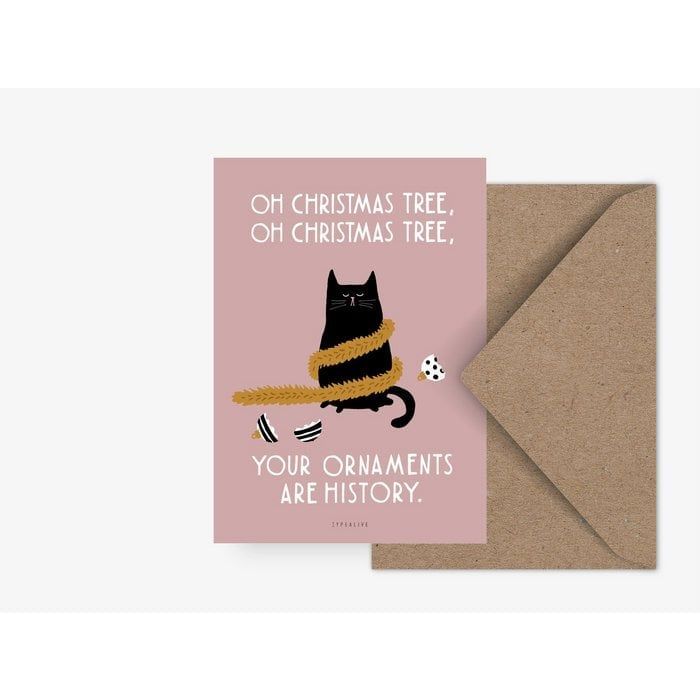 Typealive | A6 Postcard - Oh Christmas Tree