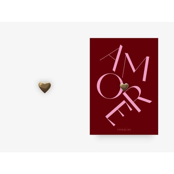 Typealive | Gold pin - AMORE