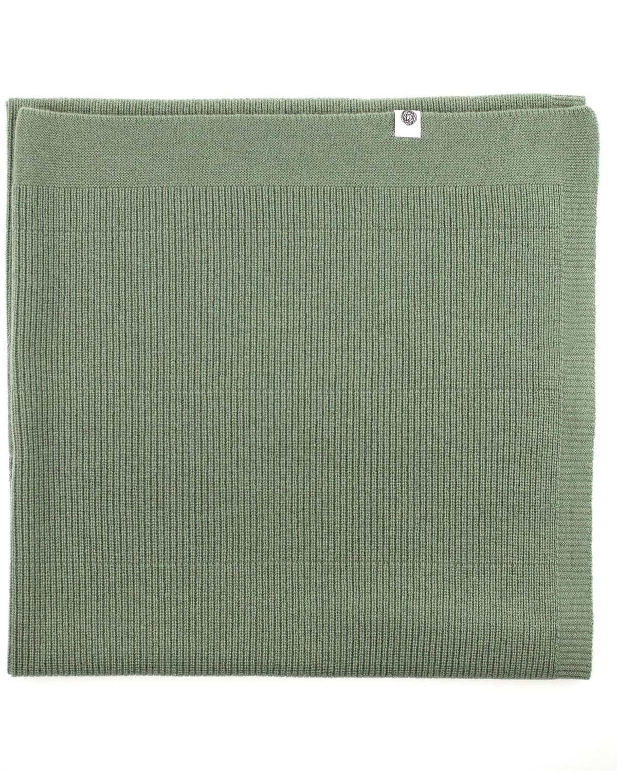 Lille Barn | Baby blanket merino wool harper green 70 x 95cm - 100% merino wool