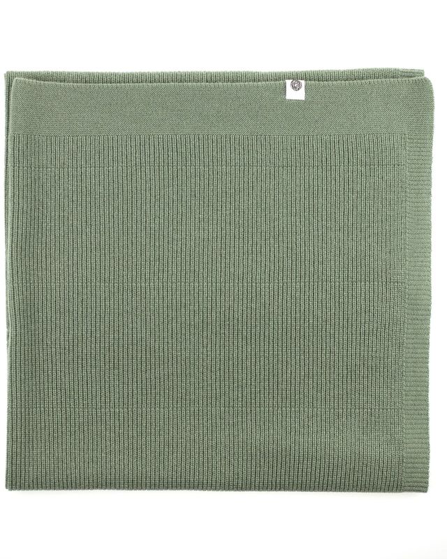 Lille Barn | Baby blanket merino wool harper green 70 x 95cm - 100% merino wool