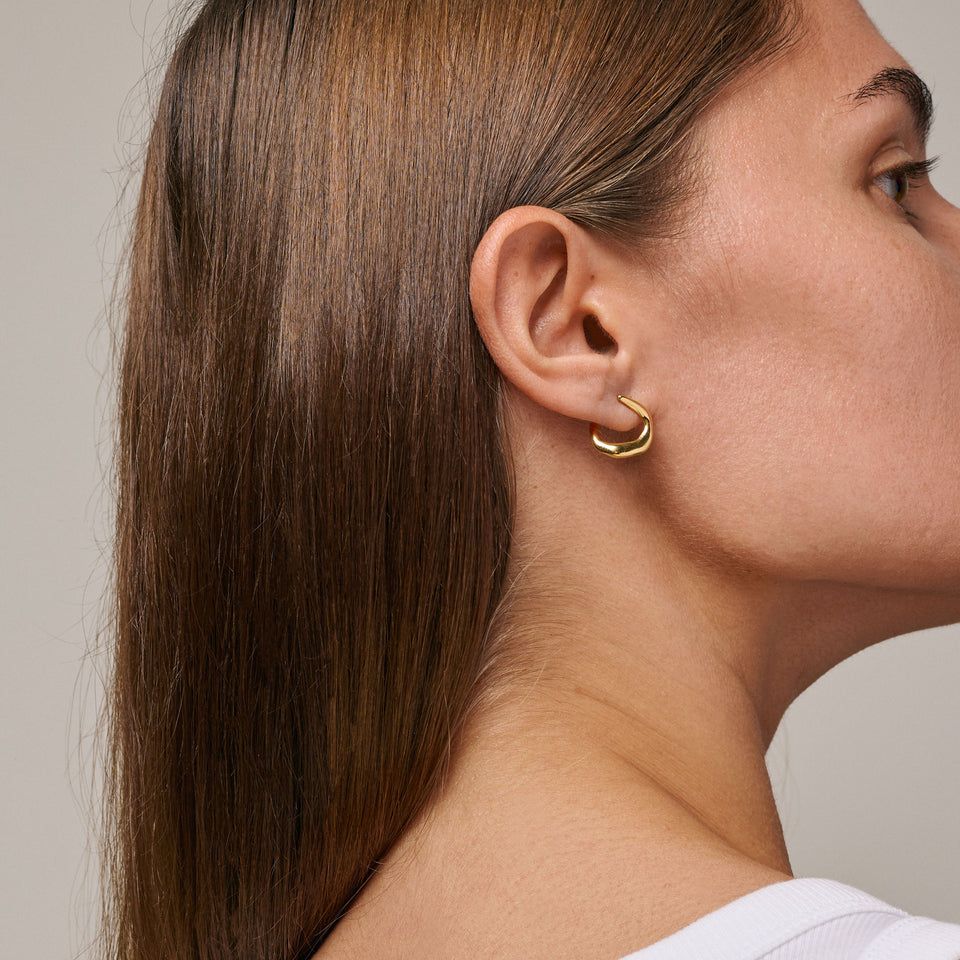 Enamel Copenhagen | Earrings Inga - 18k gold-plated 925 sterling silver