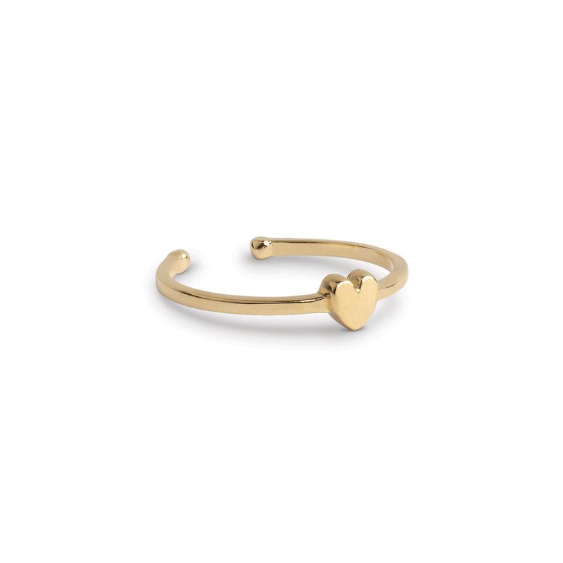 Enamel Copenhagen | Ring amore adjustable 48-52 - 18k gold-plated 925 sterling silver