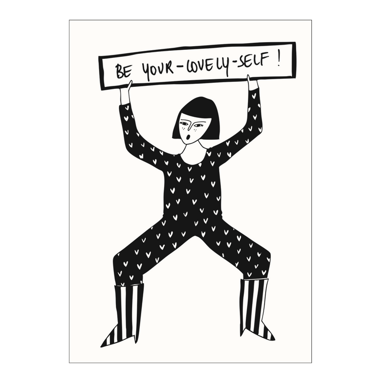 Helen b | Postcard - Be your-lovely-self !