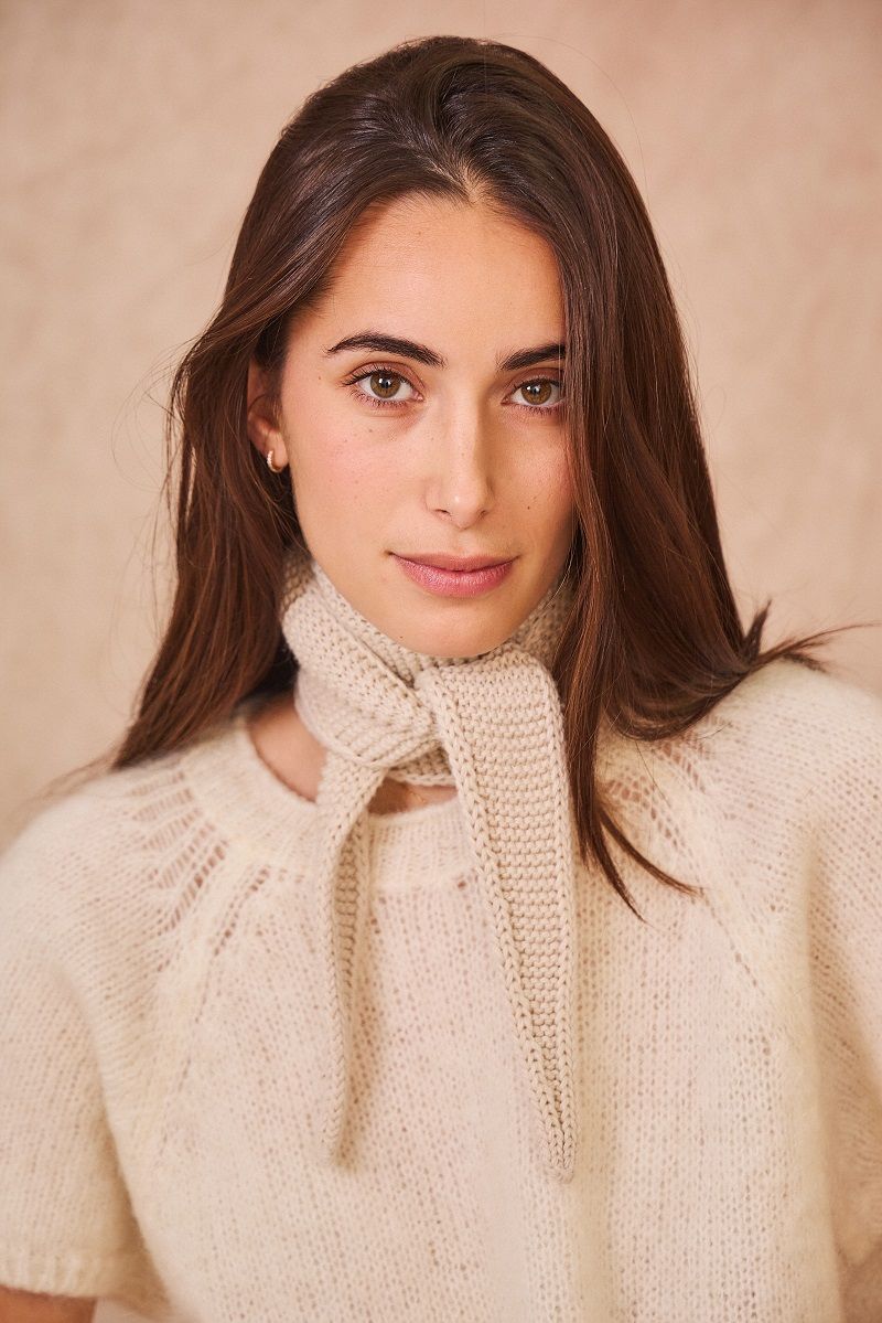 Calie Paris | Sophie scarf cream - merino &amp; cashmere wool - available in different colors