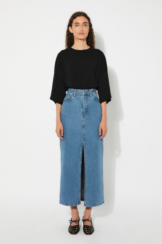 Rita Row | LAST ONE in S - Moliere denim skirt - Recycled cotton - made in Spain