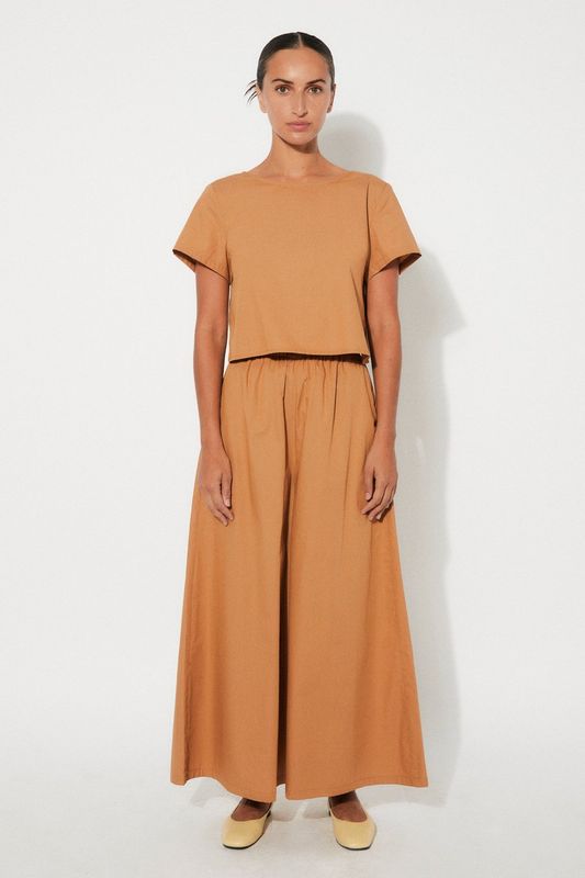 Rita Row | LAST ONE in S - Lobe wide pants honey organic cotton - made in Portugal
