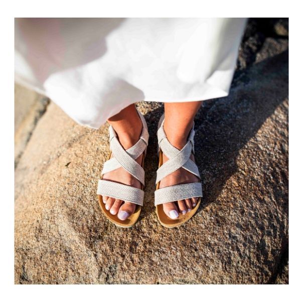ZOURI | SAND natural linen sandals - made in Portugal