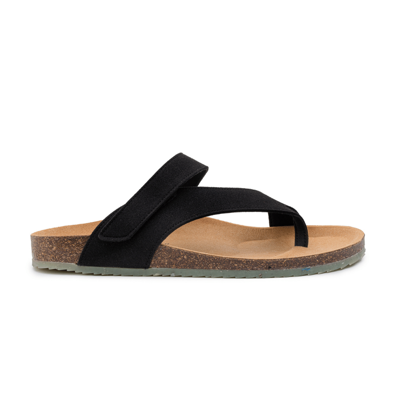 ZOURI | LAST TWO in 37 &amp; 41 - Dune slides black - vegan leather - made in Portugal