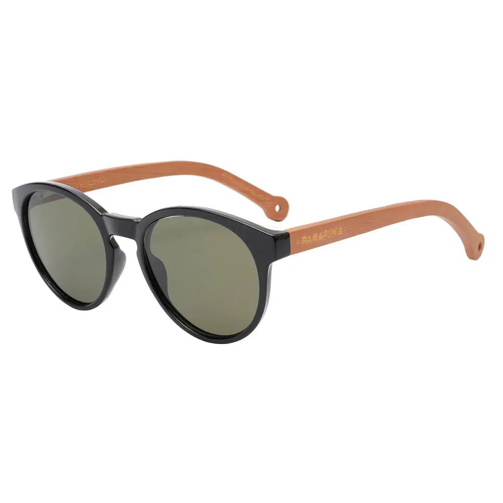 Parafina | Costa black polarized sunglasses UV400 - organic bamboo &amp; 100% recycled pet
