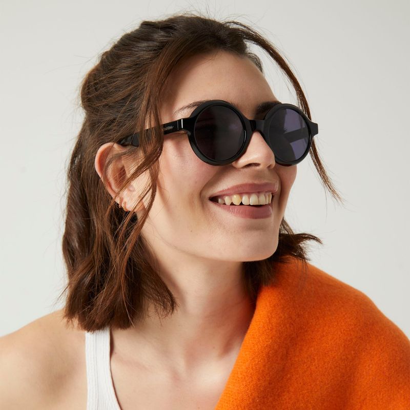 Parafina | Eclipse black polarized sunglasses UV400 - recycled plastic