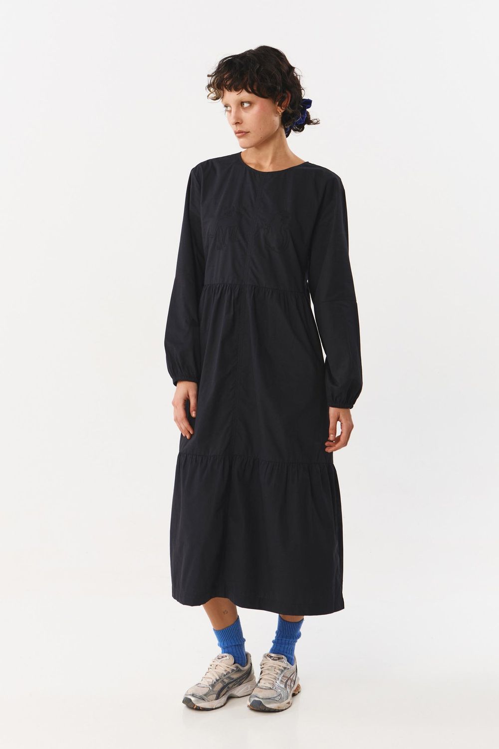 Suite13 | LAST TWO in S &amp; M - Boise dress black - 100% organic cotton poplin