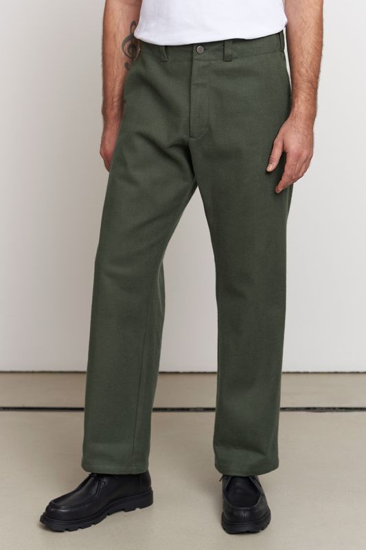 About companions | Waban trousers organic moleskin cotton dark khaki - made in Lithuania