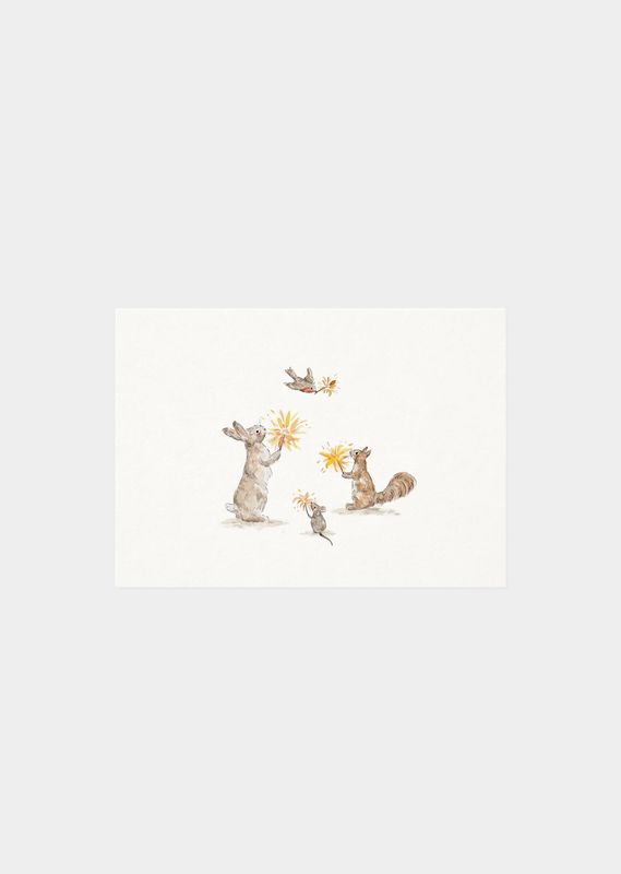 Inkylines | A6 Postcard - New Year