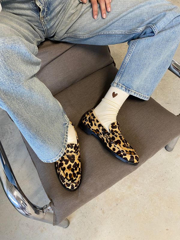 Jutelaune | Brown Heart Socks - organic cotton
