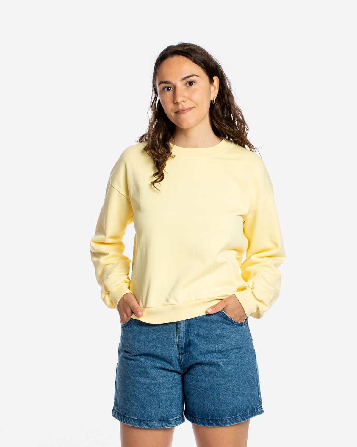 Matona | Sweater butter yellow - organic cotton - made in Portugal