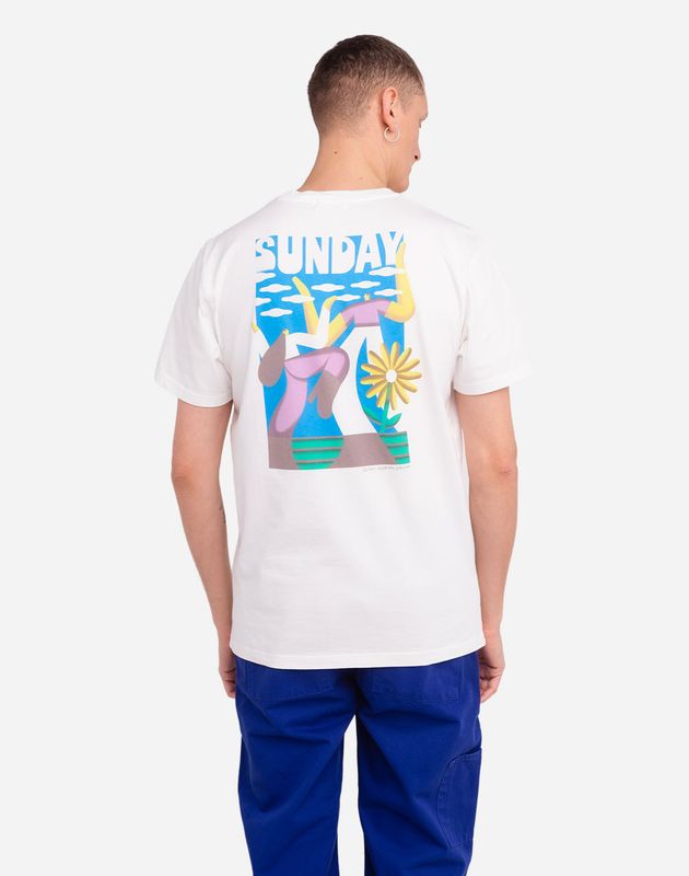Olow | Unisex T-Shirt Sunday print - 100% organic cotton - made in Portugal