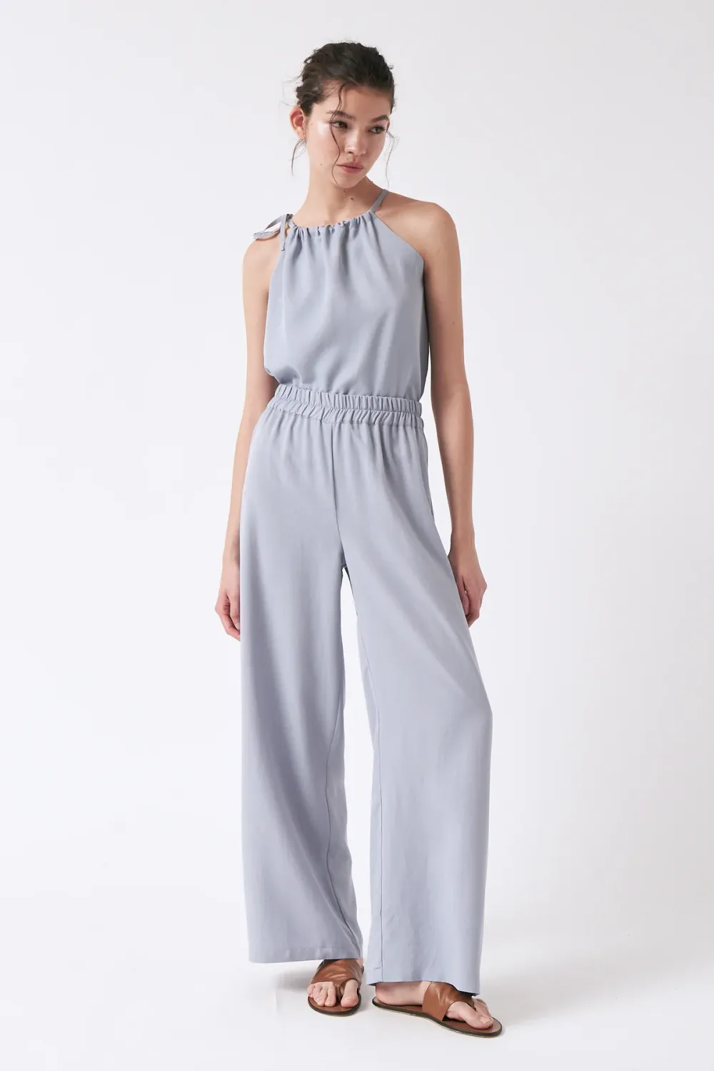 amt. Studio | Orchid pants light blue - tencel - made in Spain