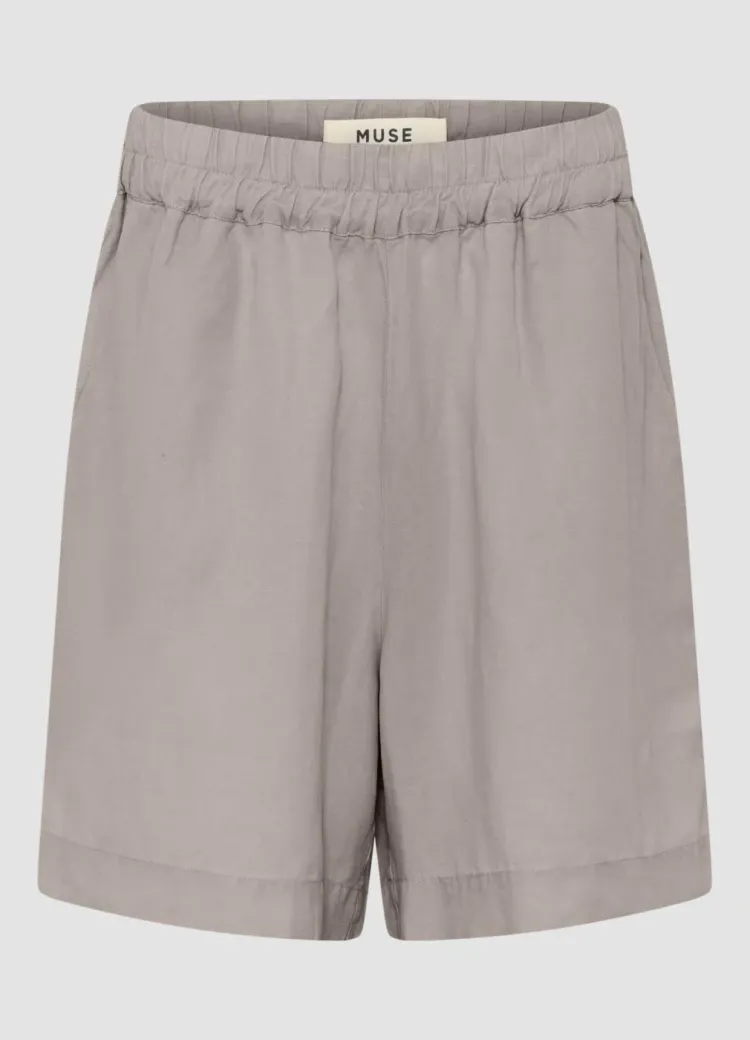Muse Wear | Thit Shorts sand - linen &amp; tencel - made in Portugal
