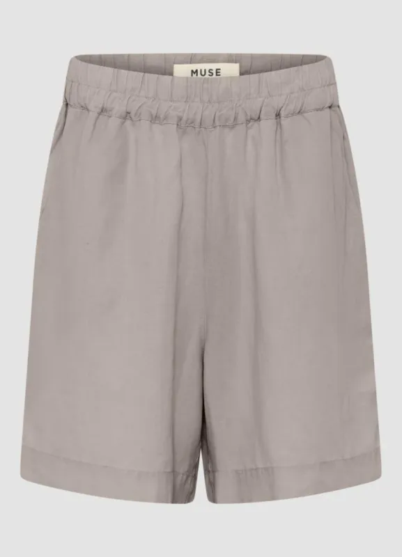 Muse Wear | Thit Shorts sand - linen &amp; tencel - made in Portugal