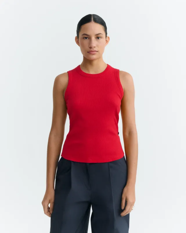 Thinking Mu | Tank top Juliette red - organic cotton