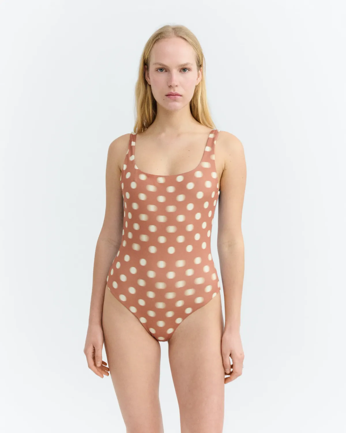 Thinking Mu | Bathing suit Polka dot Amalfi - Recycled polyester &amp; polyamide