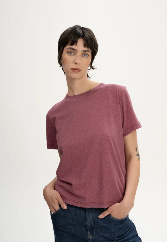 MELA | LAST TWO in S &amp; L - T-Shirt Khira jam melange - organic cotton