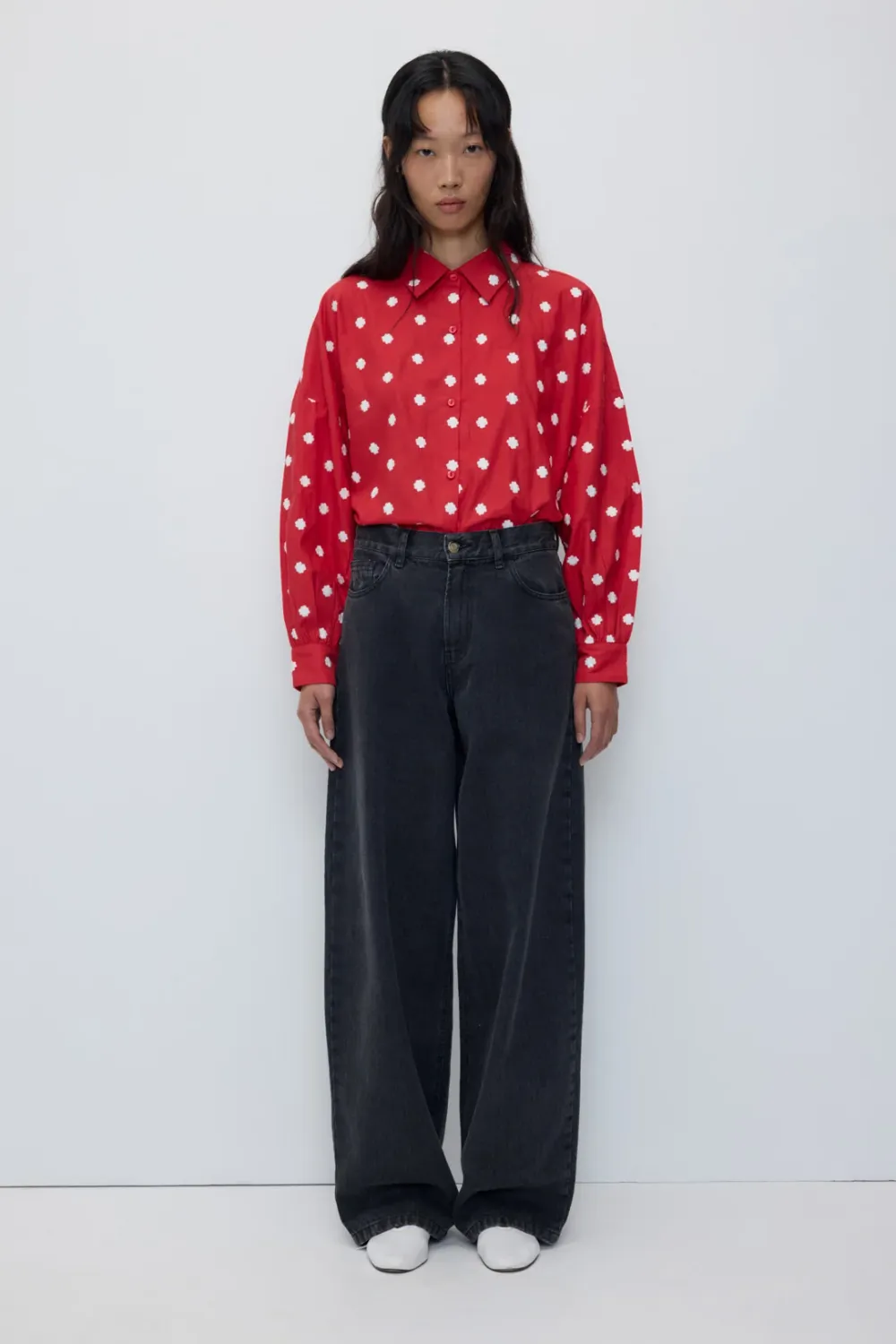 Rita Row | Berenice jeans washed black - cotton - made in Spain