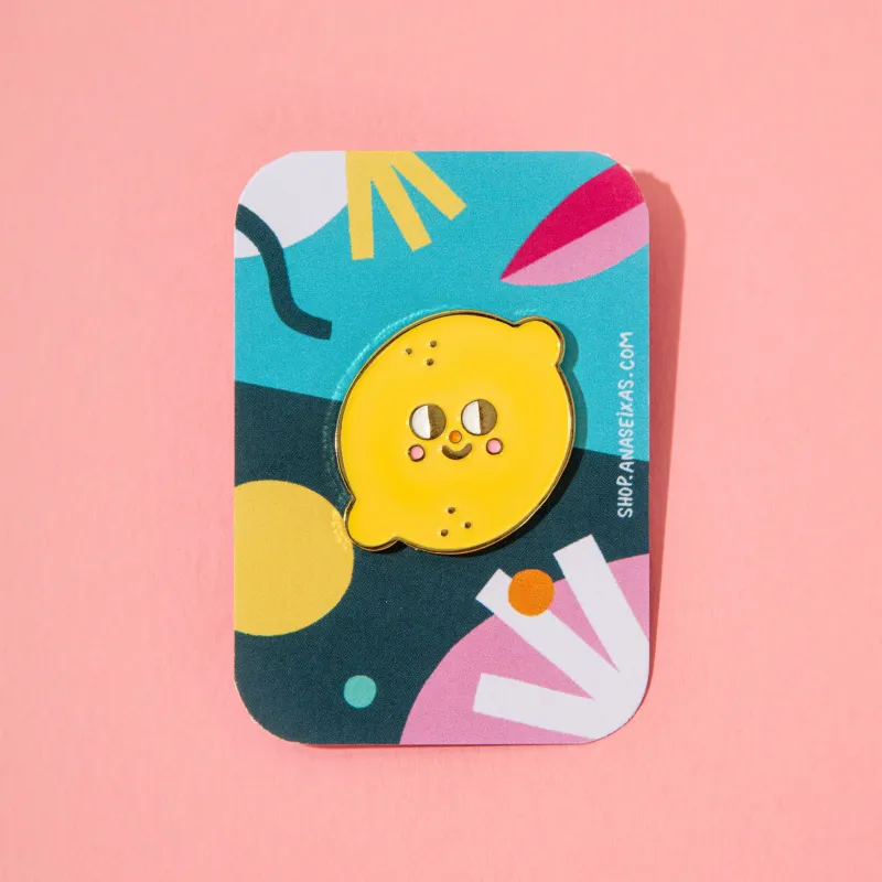 Ana Seixas | Enamel pin lemon - different designs available