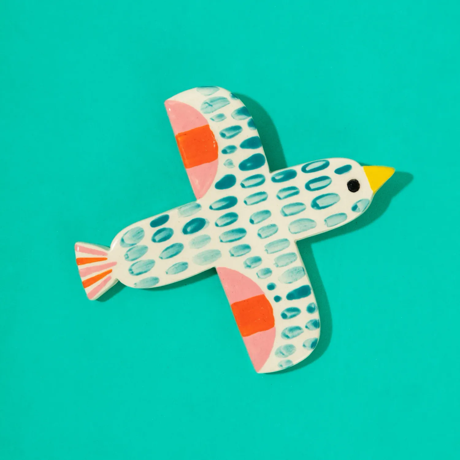 Ana Seixas | Ceramic bird teal - handmade in Portugal