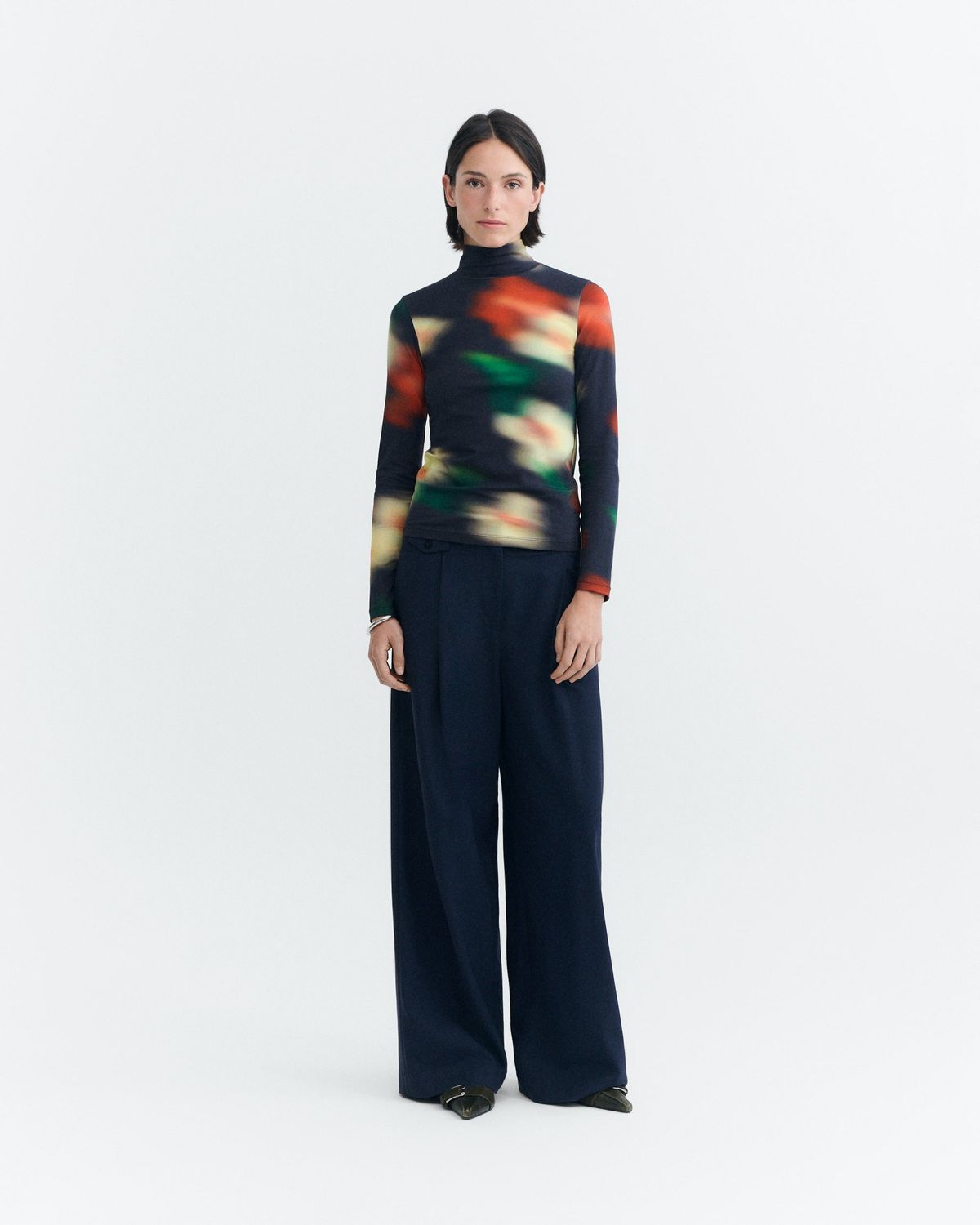 Thinking Mu | High neck top Bloom Ellen - organic cotton - made in Spain