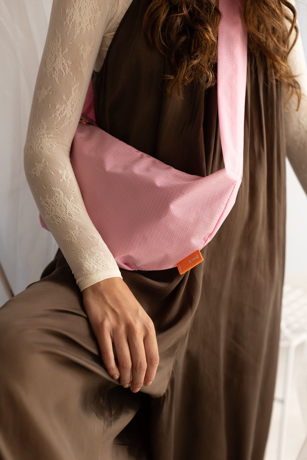 Tinne+Mia | Dide cross body bag pink - waterproof nylon