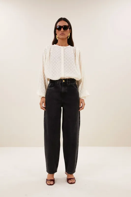 By-Bar | Baloe jb jeans jet black - Organic cotton