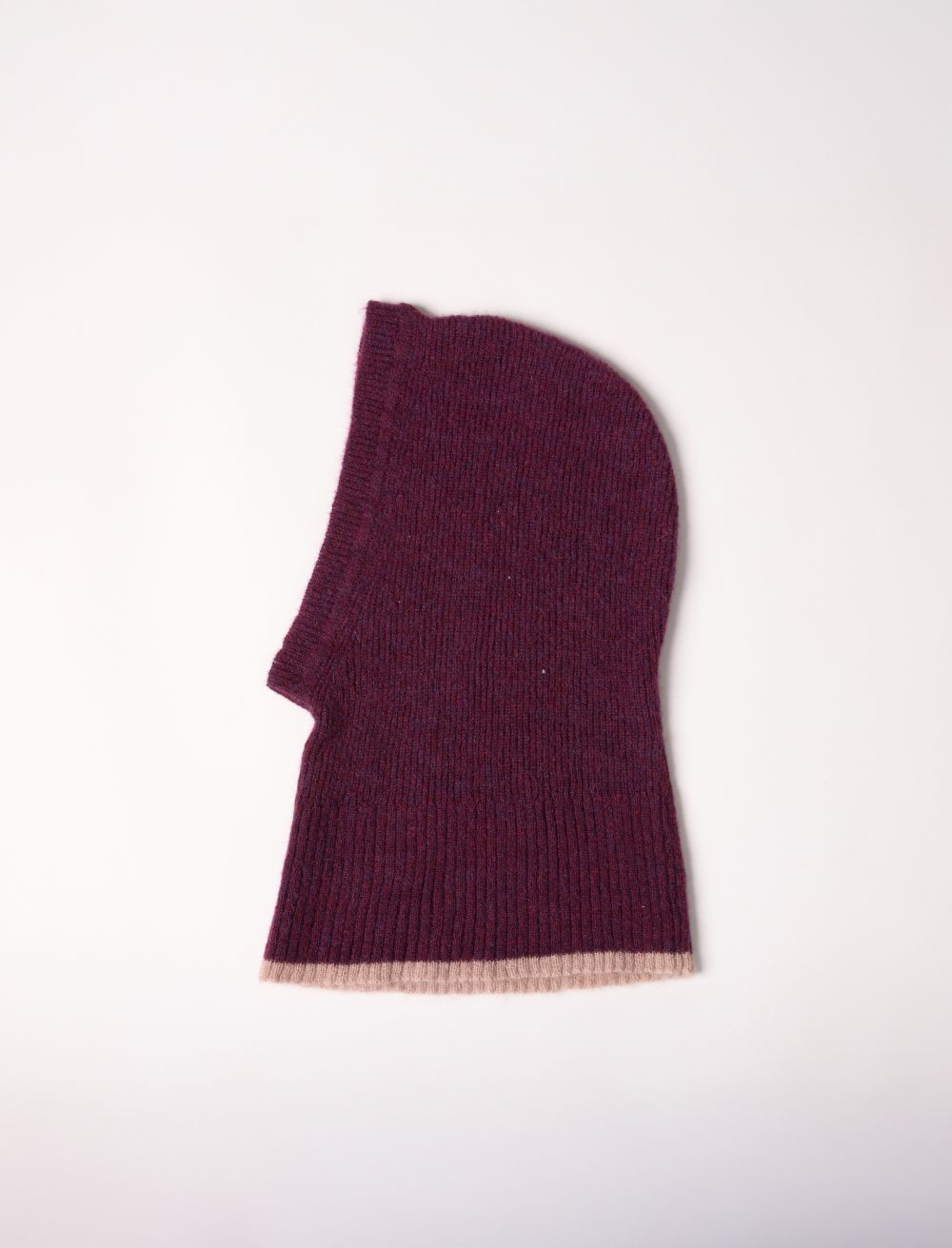 Maradji | Alpaca hood balaclava fig - knitted in Italy
