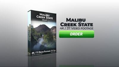 MALIBU CREEK STATE PARK / Aerial Footage Pack vol.1