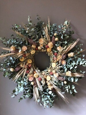 Golden Shades Forever Wreath