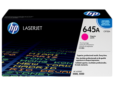 HP CLJ 5500 MAGENTA PRINT CARTRIDGE HP COLOR LASERJET ALL-IN-ONE SMART PRINT CARTRIDGE CONTAINS TONER DEVELOPER AND IMAGING DRUM. APPROXIMATE CARTRIDGE YIELD 12 000 PAGES BASED ON 5% COVERAGE. HP CLJ 5500 MAGENTA PRINT CARTRIDGE HP COLOR LASERJET ALL-IN-ONE SMART PRINT CARTRIDGE CONTAINS TONER DEVELOPER AND IMAGING DRUM. APPROXIMATE CARTRIDGE YIELD 12 000 PAGES BASED ON 5% COVERAGE.