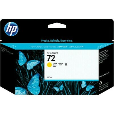 HP 72 130 ml Yellow Ink Cartridge (C9373A) HP 72 130 ml Yellow Ink Cartridge (C9373A)