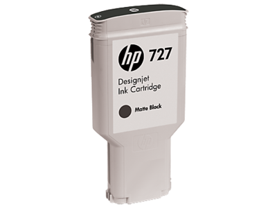 HP 727 300ml Matte Black Ink Cartridge (C1Q12A)