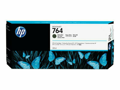 HP 764 300-ml Matte Black Ink Cartridge 300ml (C1Q16A) HP 764 300-ml Matte Black Ink Cartridge 300ml (C1Q16A)
