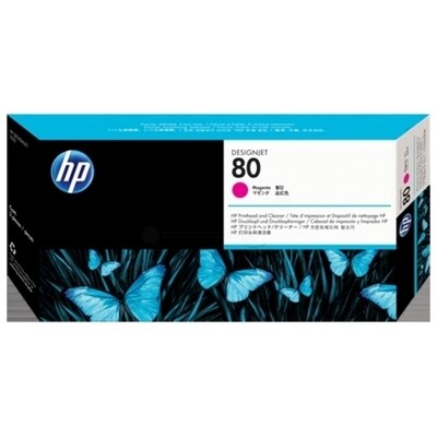 HP No. 80 PrintHead and Cleaners Magenta HP No. 80 PrintHead and Cleaners Magenta