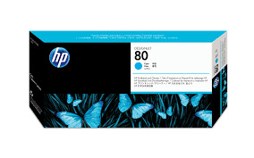 HP 80 PrintHead and Cleaners Cyan (C4821A) HP 80 PrintHead and Cleaners Cyan (C4821A)